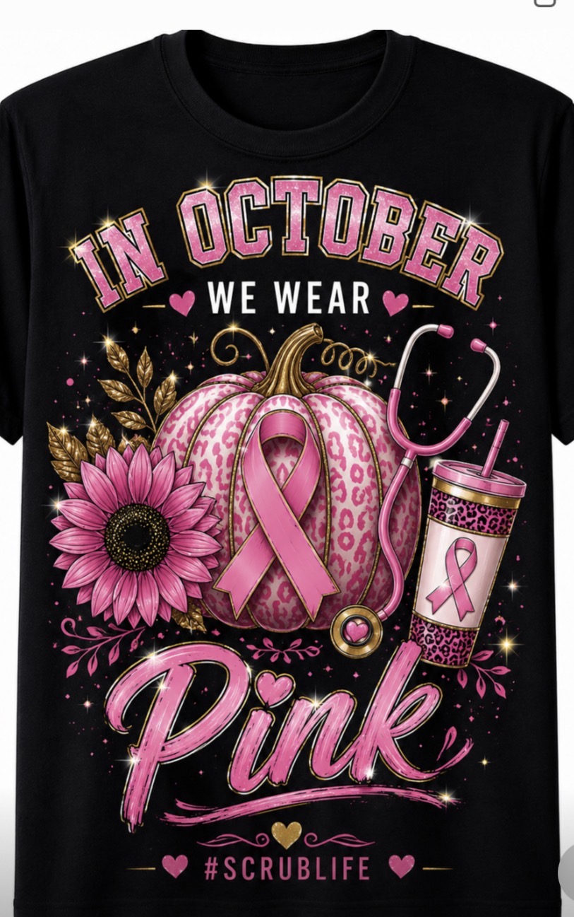 In October We Wear Pink Tee